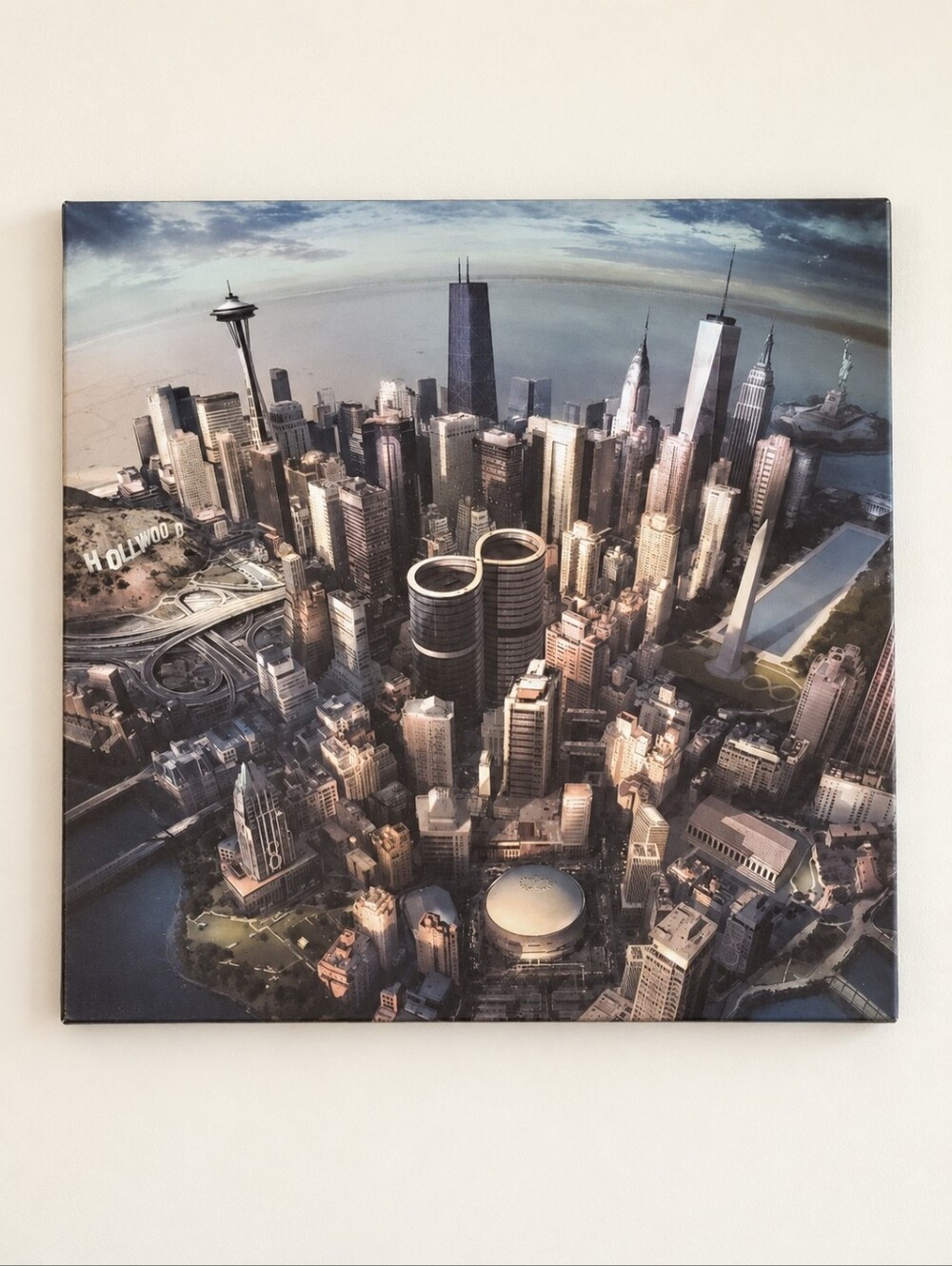 JIGSAW PUZZLE Foo Fighters Sonic Highways 1000 Pieces Unworked Open Box Rare